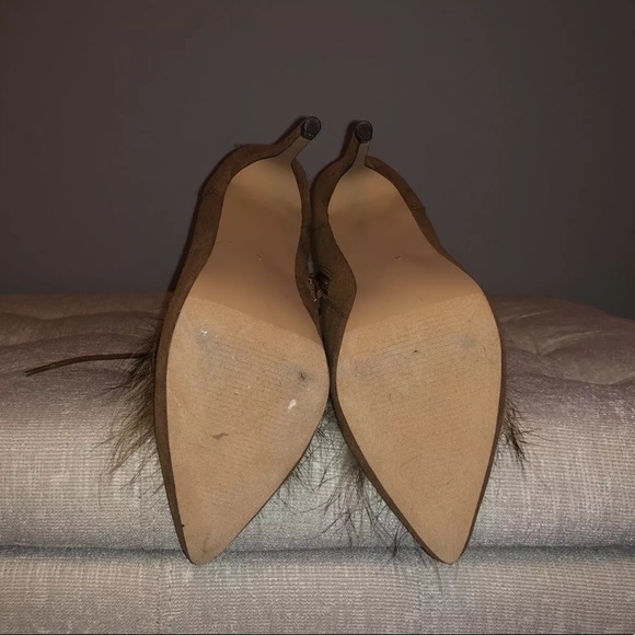 Liliana brown fur booties size 7 - Picture 5 of 7